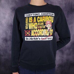Vintage 00s Y2K RARE One Piece Chopper Baleno anime manga crewneck sweatshirt
